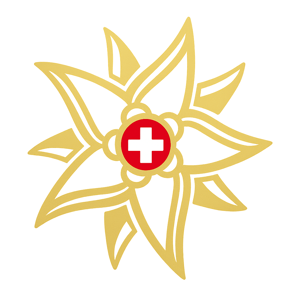 logo le chocolatier suisse or